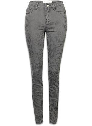 Pantalon slim gri PIECES femeie