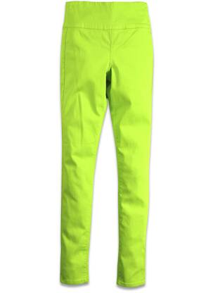 Pantalon slim verde PIECES femeie