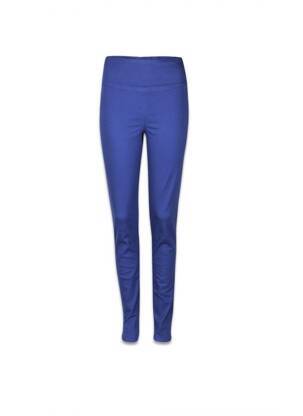 Pantalon slim albastru PIECES femeie