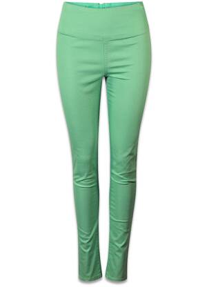 Jegging verde PIECES femeie