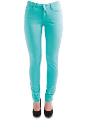 Blugi skinny verde PIECES femeie