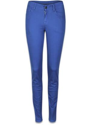 Blugi skinny albastru PIECES femeie