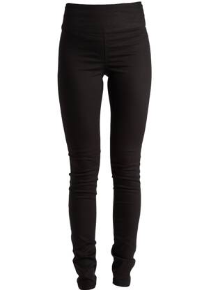 Pantalon slim negru PIECES femeie
