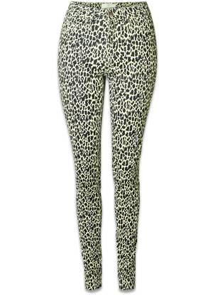 Pantalon slim bej PIECES femeie