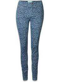 Pantalon slim albastru PIECES femeie