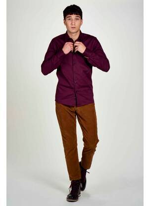 Cămașă cu mâneci lungi maro LE FABULEUX MARCEL DE BRUXELLES bărbat