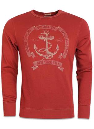 Tricou roșu JACK & JONES bărbat