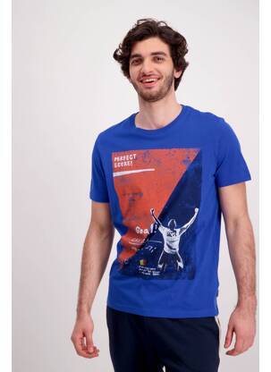 Tricou albastru JACK & JONES bărbat