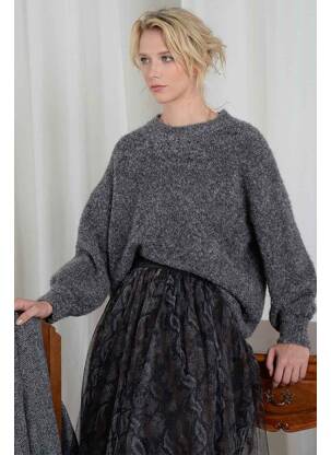Fustă midi negru MOLLY BRACKEN femeie