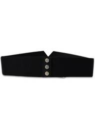 Curea negru PIECES femeie