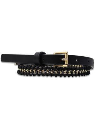 Curea auriu PIECES femeie