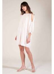 Rochie midi bej MOLLY BRACKEN femeie