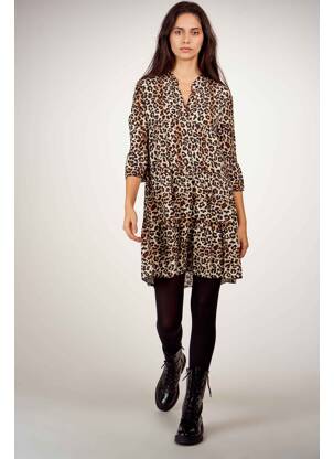 Rochie midi maro HAILYS femeie