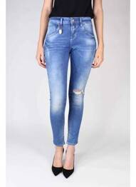 Blugi cu croială slim albastru ONLY femeie