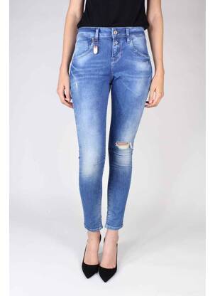 Blugi cu croială slim albastru ONLY femeie