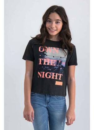 Tricou negru GARCIA fată