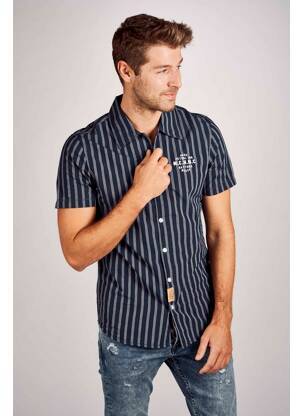 Cămașă cu mâneci scurte albastru PETROL INDUSTRIES bărbat