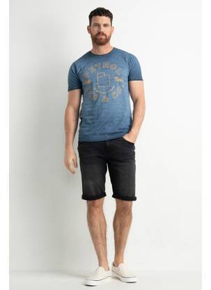 Tricou albastru PETROL INDUSTRIES bărbat
