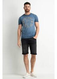 Tricou albastru PETROL INDUSTRIES bărbat