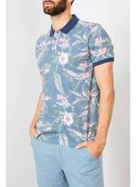 Polo albastru PETROL INDUSTRIES homme