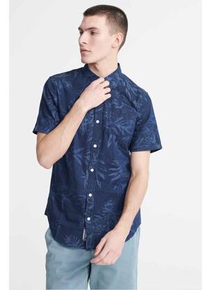 Cămașă cu mâneci scurte albastru SUPERDRY bărbat