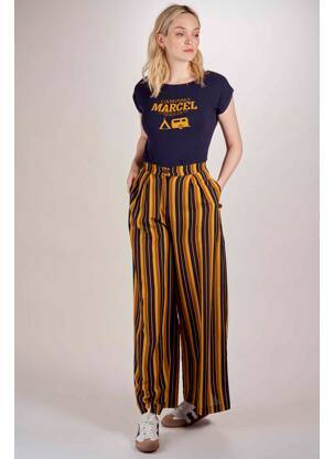 Pantalon drept albastru LE FABULEUX MARCEL DE BRUXELLES femeie