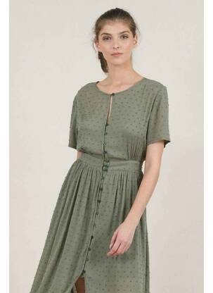 Rochie lungă verde MOLLY BRACKEN femeie