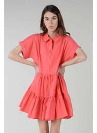 Rochie scurtă roz MOLLY BRACKEN femeie