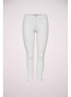 Pantalon 7/8 alb ONLY femeie