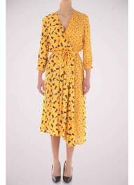Rochie midi galben KOCCA femeie