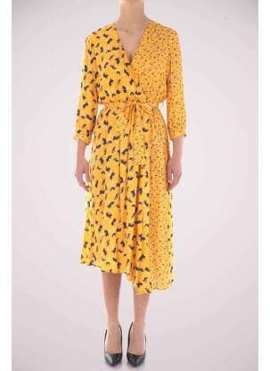 Rochie midi galben KOCCA femeie