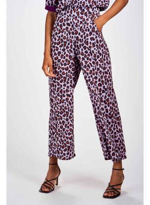 Pantalon larg violet BELLITA femeie