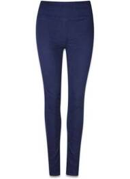 Pantalon slim albastru PIECES femeie