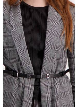 Curea negru PIECES femeie