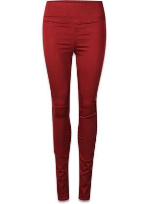 Pantalon slim roz PIECES femeie
