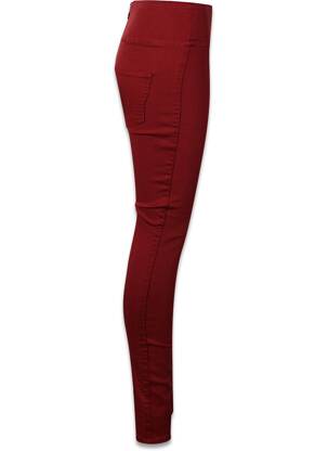 Pantalon slim roz PIECES femeie