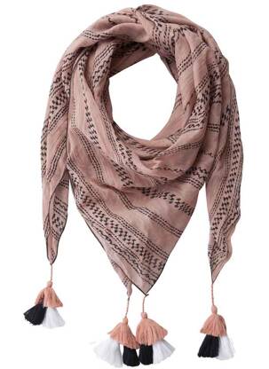 Eșarfă roz PIECES femeie