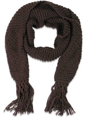 Șal maro PIECES femeie