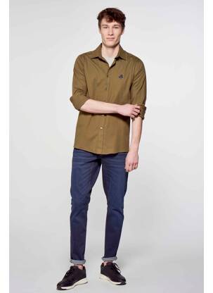 Cămașă cu mâneci lungi verde R.EV 1703 BY REMCO EVENPOEL  bărbat