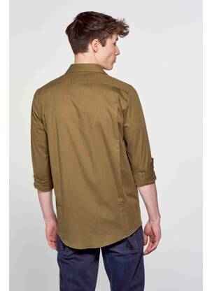 Cămașă cu mâneci lungi verde R.EV 1703 BY REMCO EVENPOEL  bărbat