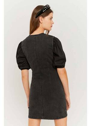 Rochie midi negru TALLY WEIJL femeie