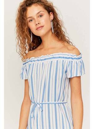 Rochie midi alb TALLY WEIJL femeie