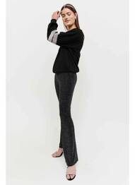 Pantalon evazat negru TALLY WEIJL femme