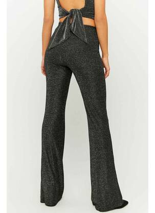 Pantalon evazat negru TALLY WEIJL femeie