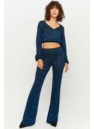 Pantalon evazat gri TALLY WEIJL femme