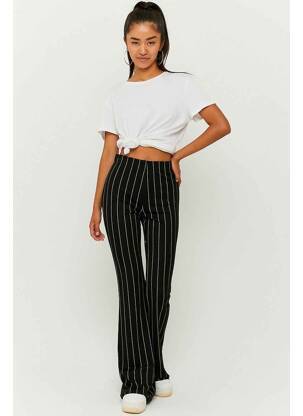 Pantalon evazat negru TALLY WEIJL femeie