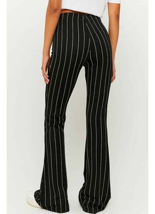 Pantalon evazat negru TALLY WEIJL femeie