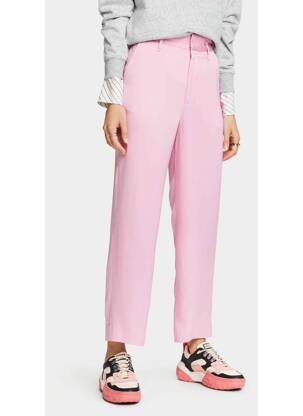 Pantalon larg roz SCOTCH & SODA femeie