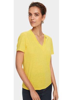 Tricou galben SCOTCH & SODA femeie