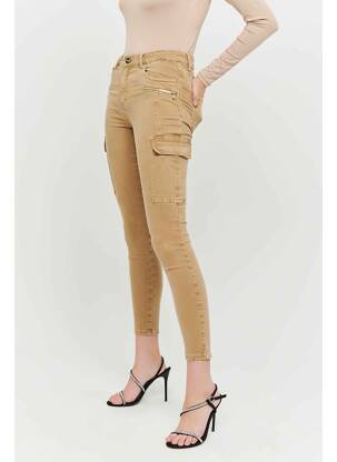 Pantalon cargo bej TALLY WEIJL femeie